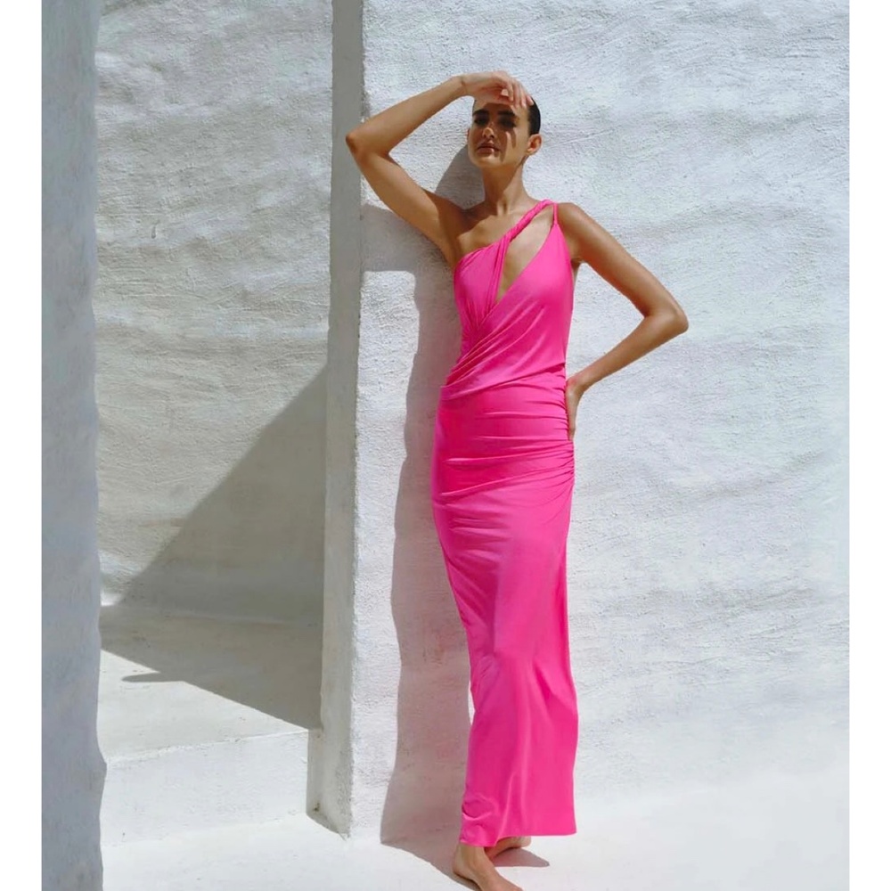 New, never worn Baobab Lia Dress in Fucsia